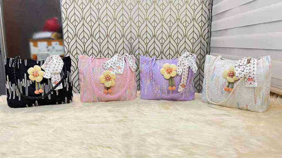 Handmade Flower Shoulder Bag