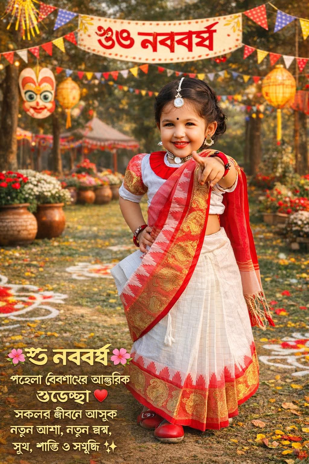 বাচ্চা দের শাড়ি ৭-১৩